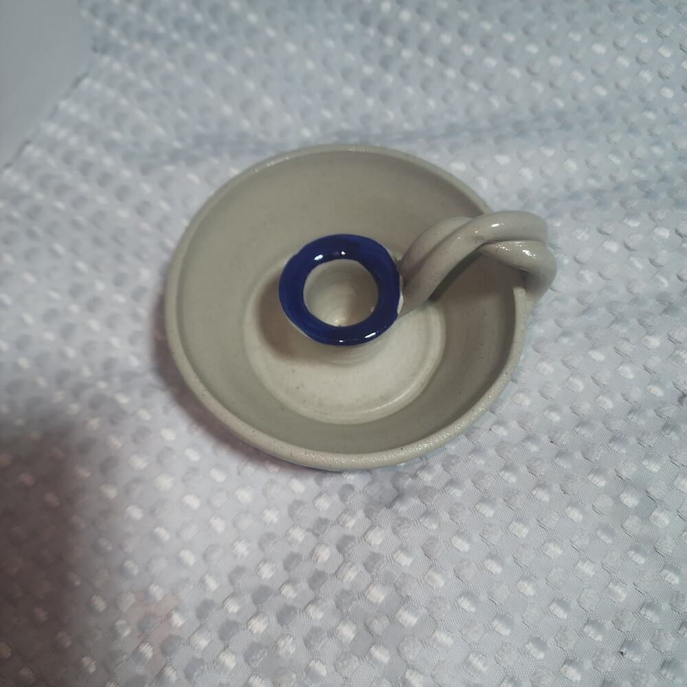 VINTAGE WILLIAMSBURG POTTERY EUC CANDLESTICK HOLDERS 1